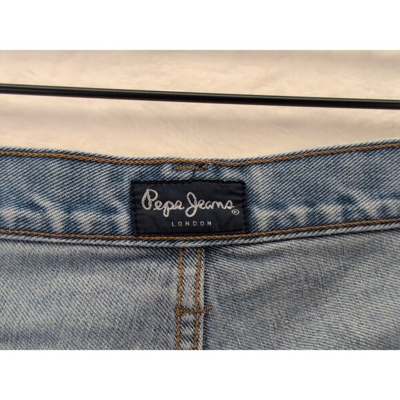 Pepe Jeans ORIGINAL PEPE COMFORT Jeans Y2K Distressed Relaxed Fit Size 36x33 - Picture 13 of 16
